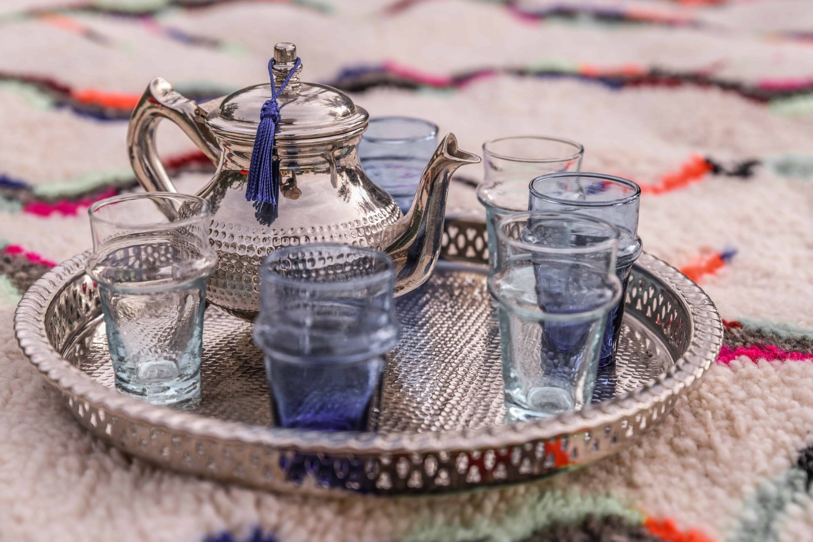 Théière marocaine artisanale Fessia